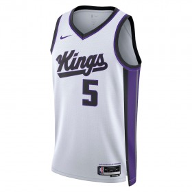 Dres Sacramento Kings De Aaron Fox Nike 2023-24 Association Edition Bijela Swingman